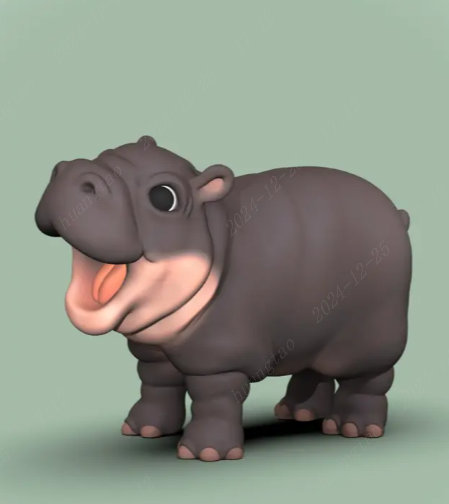 Moo Deng Baby Hippo