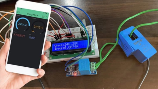 ESP32 based energy metering based project