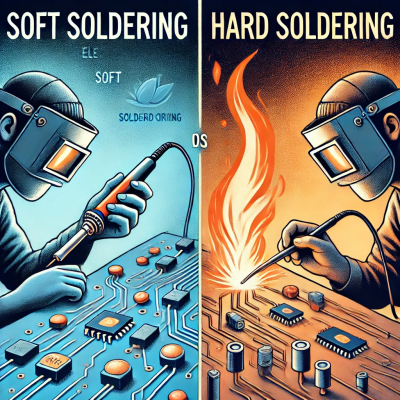 soft soldering and hard soldering