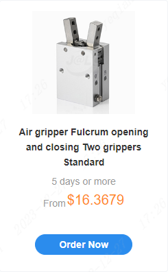 Air gripper Fulcrum opening and closing Two grippers Standard