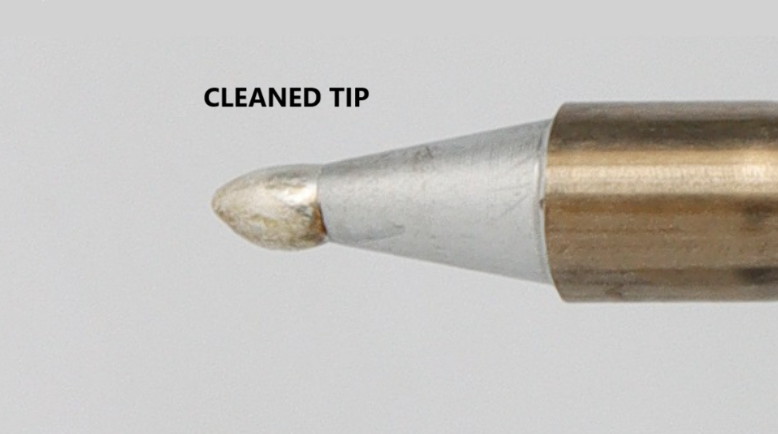 solder tip cleaning