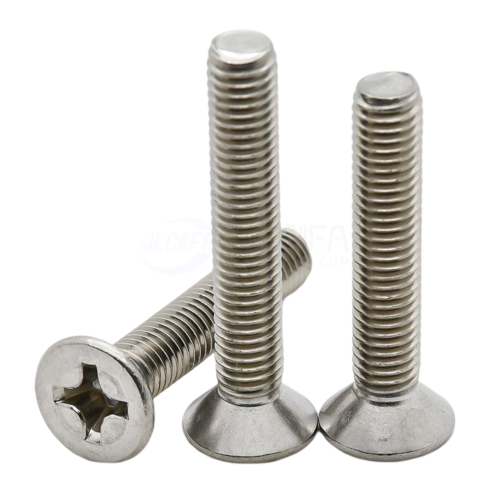 Phillips Recessed Countersunk Head Screws