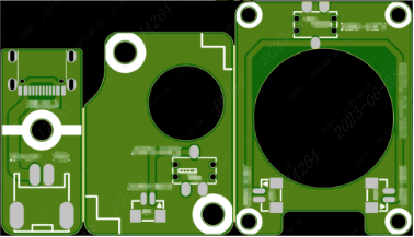 Example V-Cut Panel With Three Boards