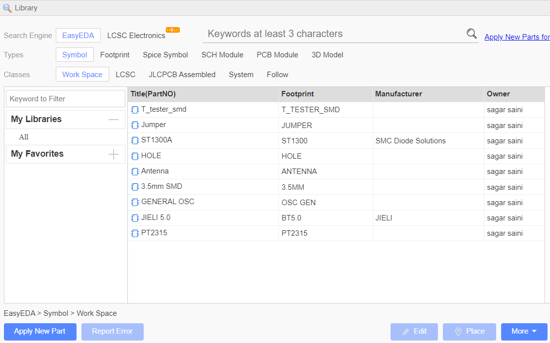 Component library