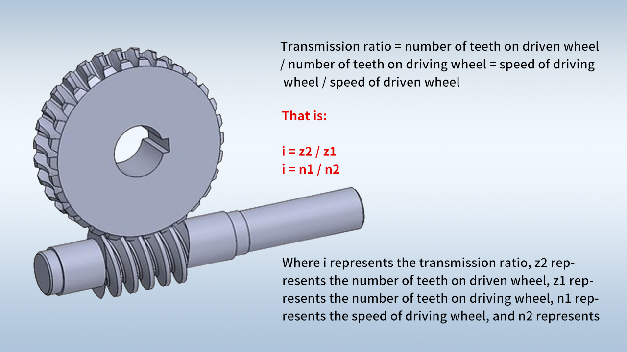 Gear ratio calculation formula