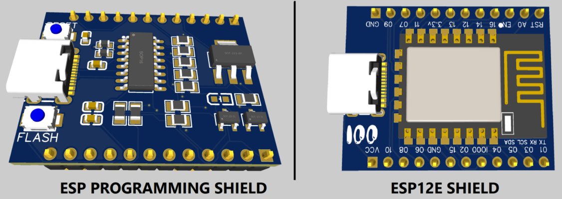 programmer shield esp8266