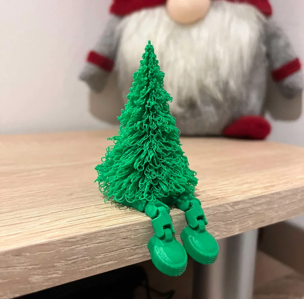 Christmas tree with legs