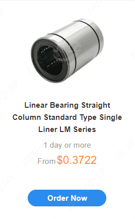 Linear Bearing Straight Column Standard Type Single Liner LM Series