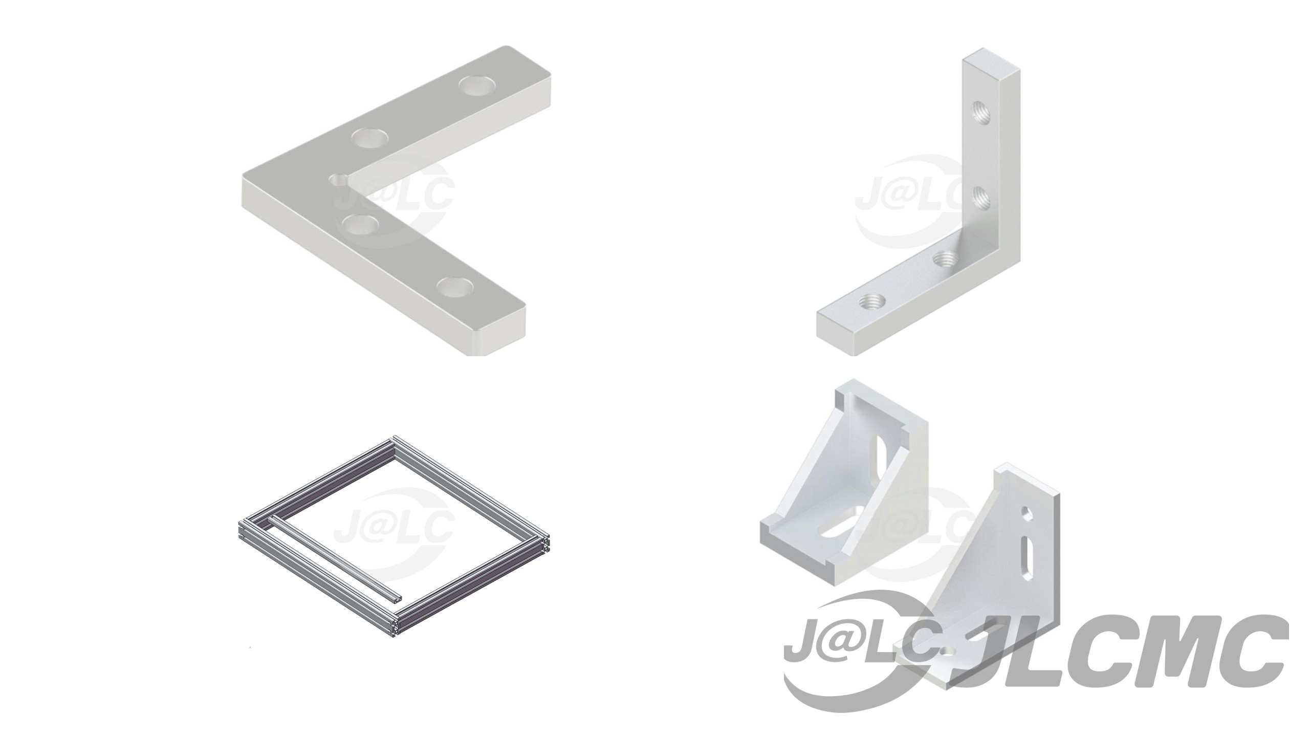 JLCMC popular corner brackets and aluminum profile frames